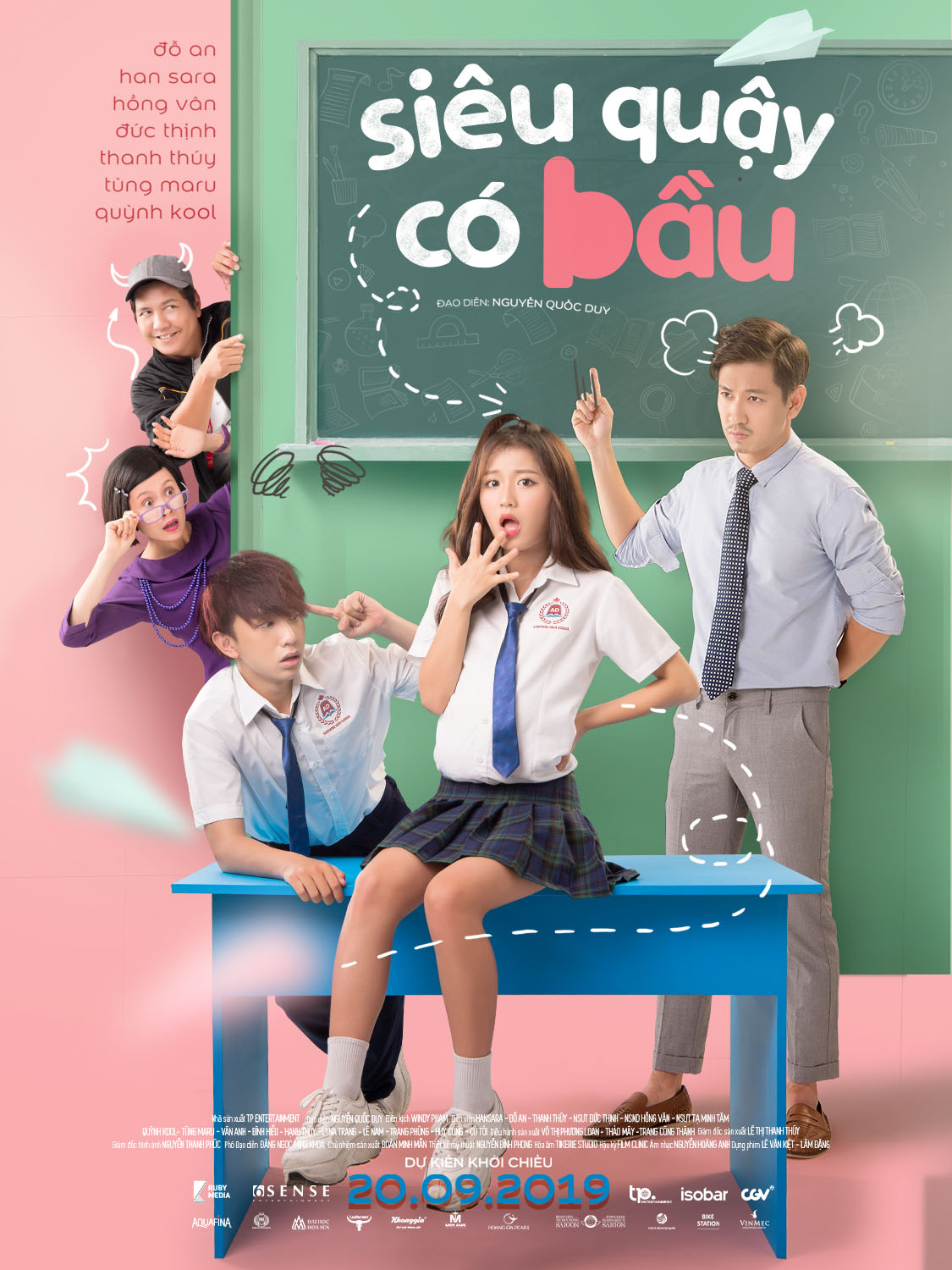 Poster phim Siêu quậy có bầu